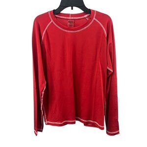 Uzzi Active Wear Men's Long Sleeve Rashguard Swim Tee UPF 50+ Sz L Stretch   Bea